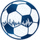 世界杯官方网站圆形徽标，包含足球和世界地图元素